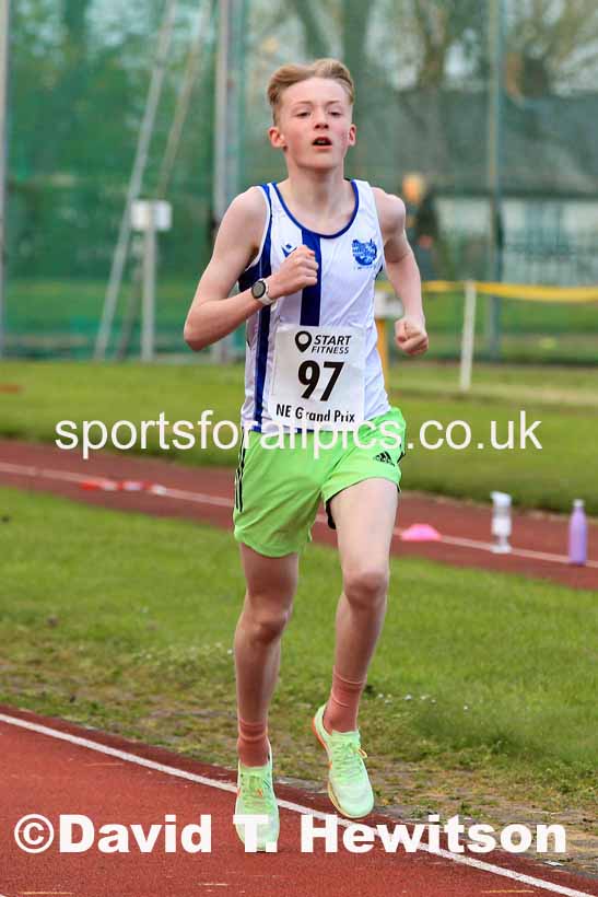 1500 metres, 2023 NE Grand Prix 1, Monkton. Photo: David T. Hewitson/Sports for All Pics